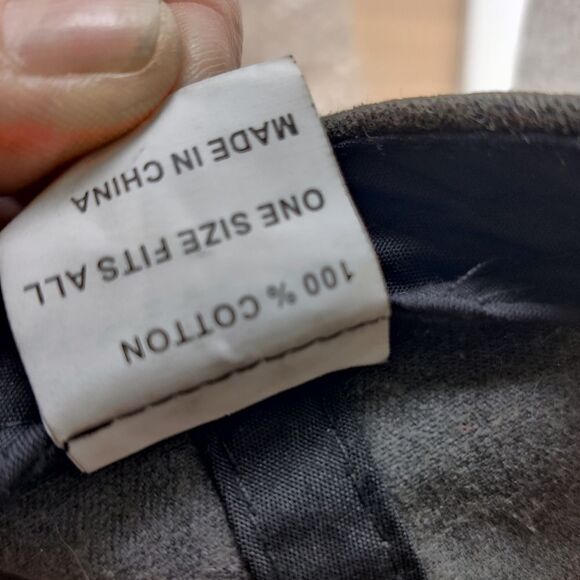 Friends baseball Cap Distressed Black Cotton Adjustable bLAnk Co - Picture 3 of 8